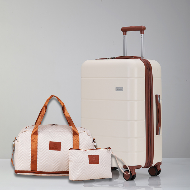 2024 nueva maleta con ruedas de gran capacidad, maleta de separación seca y húmeda, caja de contraseña, temporada escolar