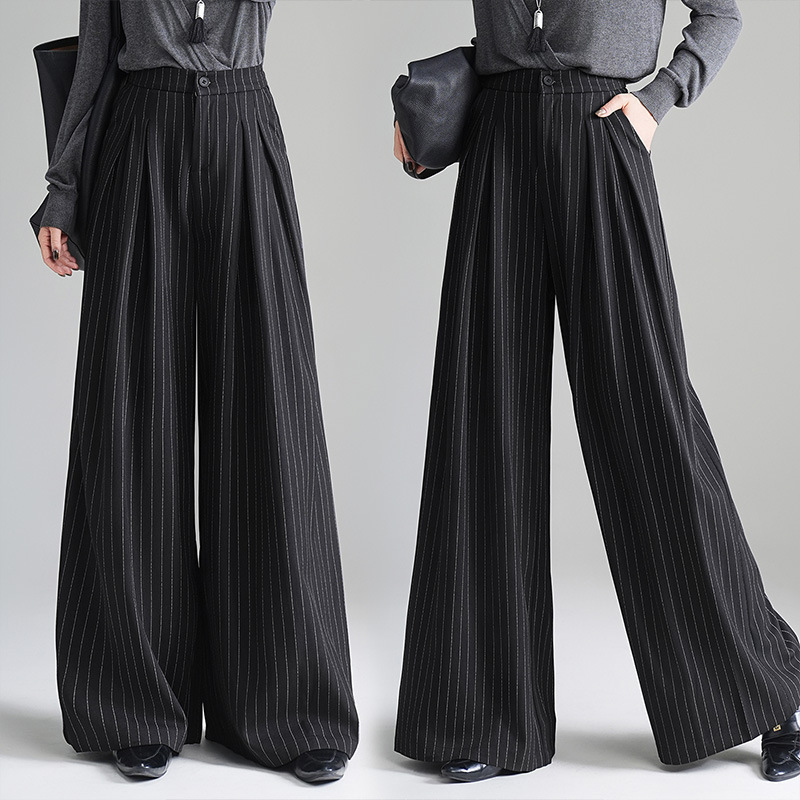 专柜百搭西装阔腿裤女2025秋季新款气质时尚优雅高腰显瘦休闲裤子