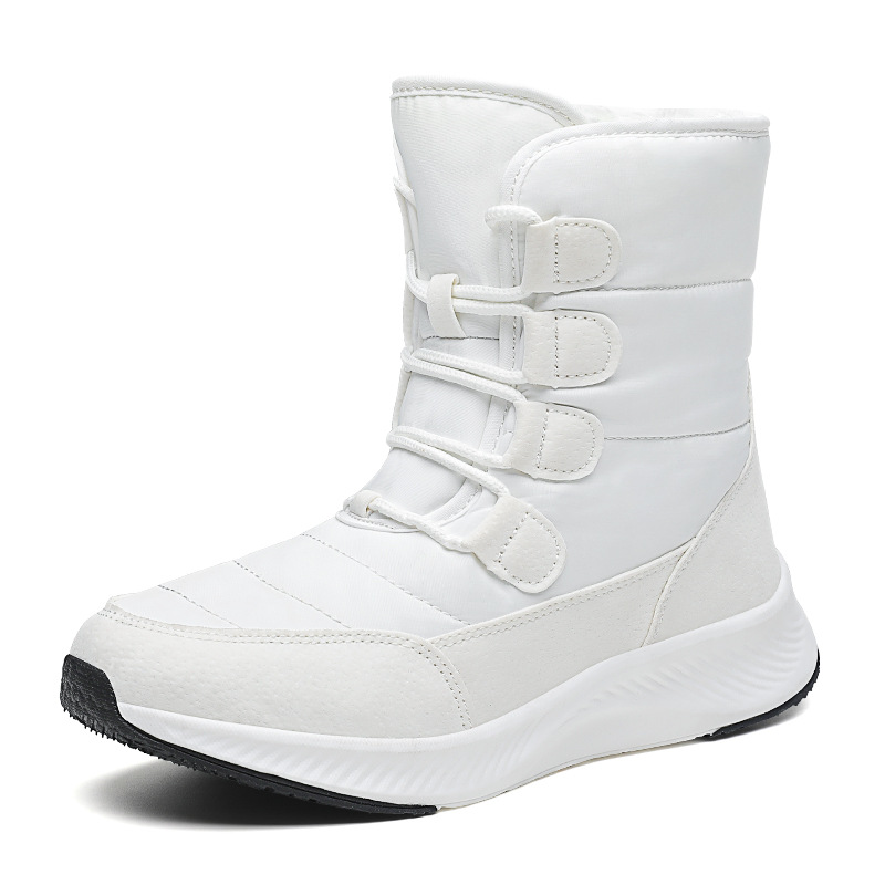 Botas de algodón de invierno para mujeres al aire libre más vello grueso calentamiento botas de nieve de comercio exterior zapatos de mujer de tamaño grande image 38