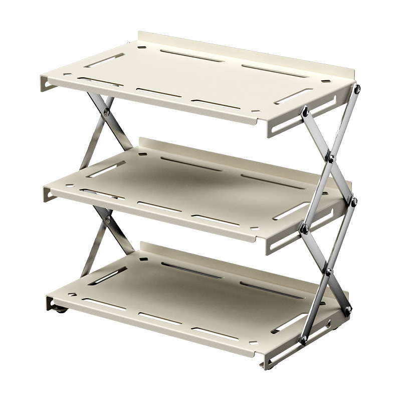 Nuevo escritorio sala de deportes plegable escritorio estante de almacenamiento casero computadora de mano taza de café red estante de almacenamiento multicapa