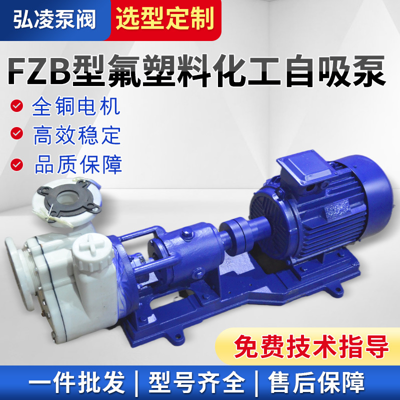 FZB氟塑料自吸泵 防爆化工自吸泵 耐酸碱自吸泵