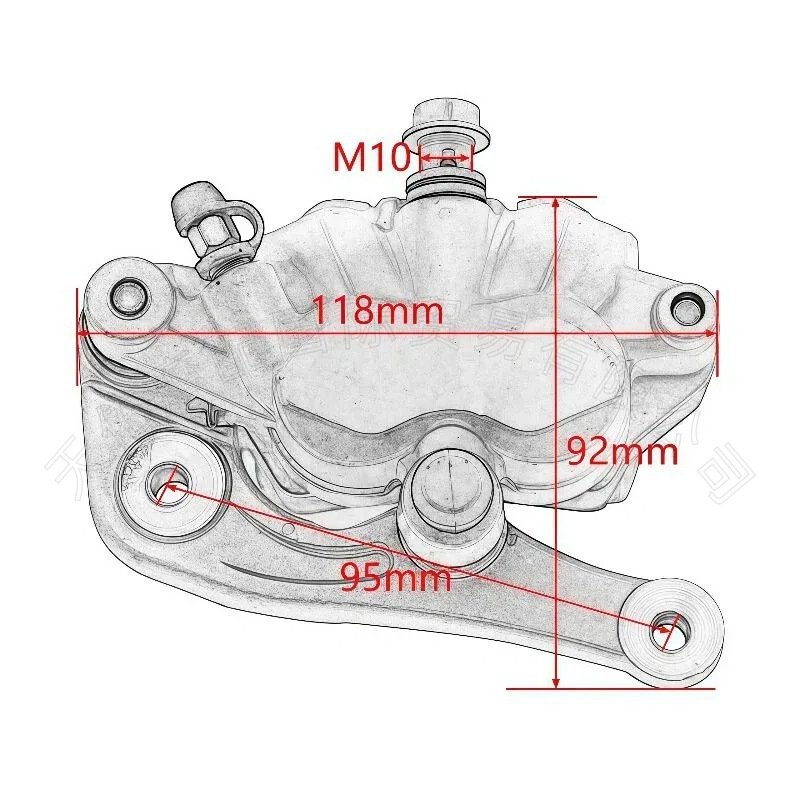 Off-road motorcycle modification parts: front brake pump caliper suitable for Hengjian KTM SX SXF Husqvarna TC