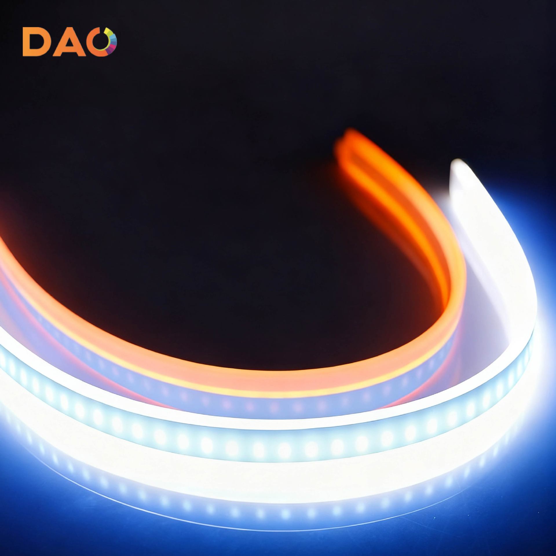 AOZOOM guía de luz diurna luz del coche LED ceja luz lágrima Luz Universal agua de dirección Externa Super brillante Barra de luz suave