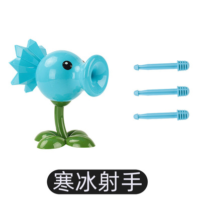 散裝軒力植物大戰僵屍玩具可發射檸檬火炬樹樁燈光火焰豌豆月光花