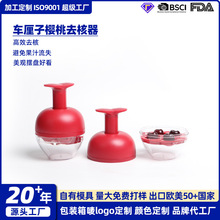 车厘子去核器 樱桃去核器 跨境工厂定制四孔按压式多功能去核神器