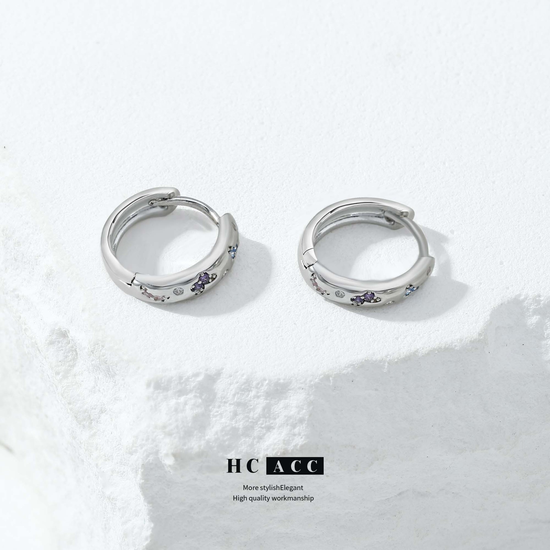 european-and-american-fashion-ins-style-inlaid-color-zircon-female-temperament-simple-circle-exquisite-design-sense-earring-earrings european-and-american-fashion-ins-style-inlaid-color-zircon-female-temperament-simple-circle-exquisite-design-sense-earring-earrings