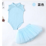 Летняя детская спортивная одежда, этническая танцующая юбка, китайский стиль