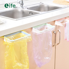 Yiyue Panda kitchen rack hanging garbage bag holder household cabinet door rear rag hanging rack garbage rack