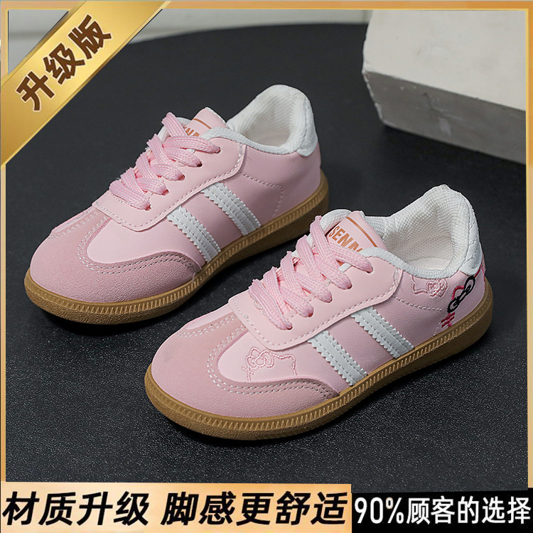 Gatos lindos bordados zapatos de entrenamiento de mujeres 2025 nuevo nicho coreano zapatos de skate casuales zapatos blancos para mujeres comercio exterior