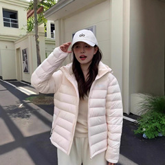 2025年冬季轻薄90白鸭绒连帽羽绒服男女情侣内搭可脱卸帽校服内胆