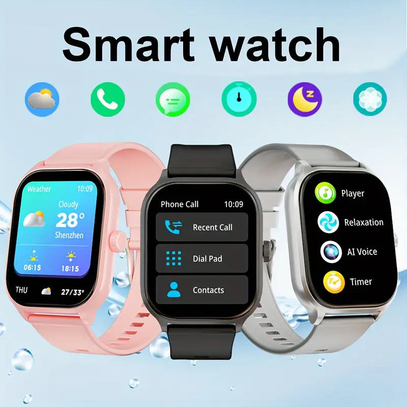 Temu Overseas Popular X8 Smart Waterproof Watch Large Screen True Heart Rate Long Battery Life Da Fit Watch
