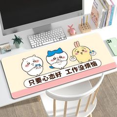 かわいい団子マウスパッドオフィス学習デスクパッド女の子のための大型かわいい漫画コンピュータゲームデスクパッドインターネット有名人