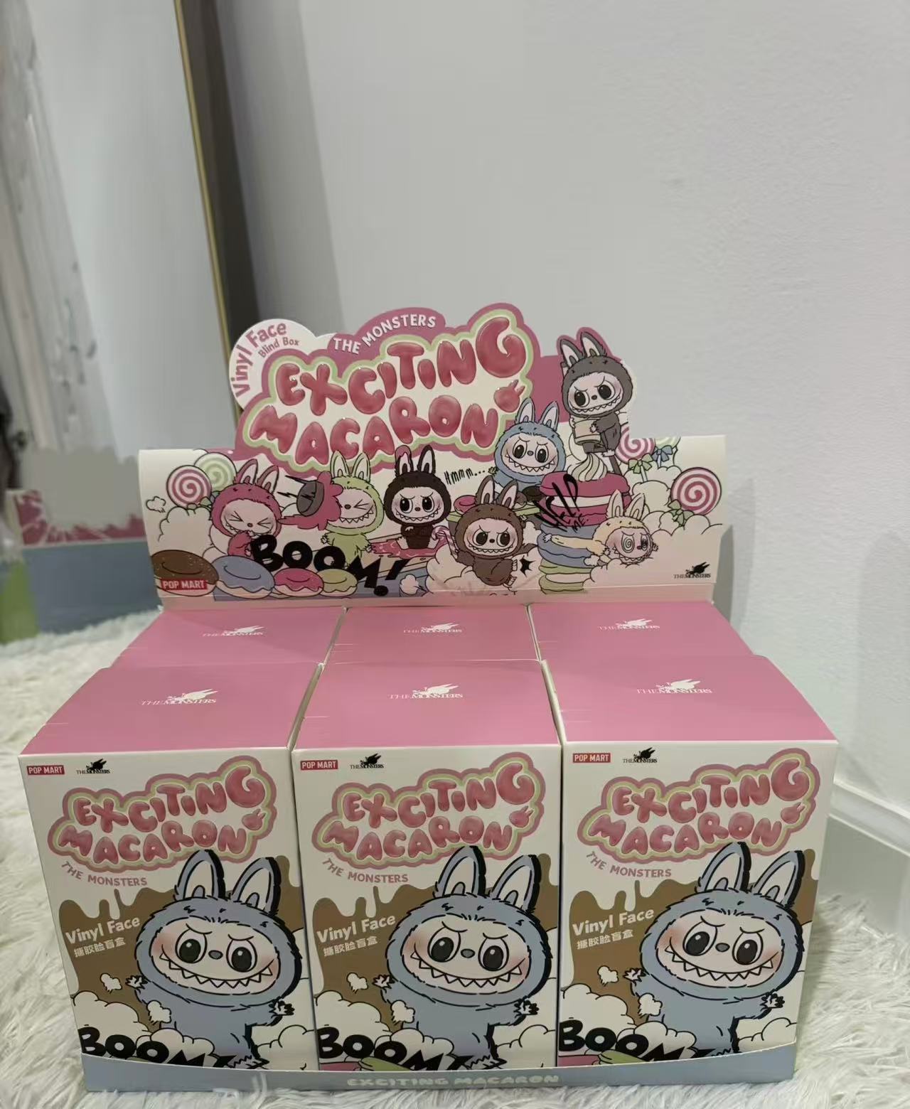 Inventario de burbujas Matlabubu, tela de tela de tela, adornos faciales, macarón, una generación, dos generaciones, tres generaciones, juguetes de peluche