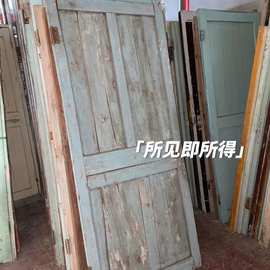 老式旧木门旧门门窗实木室内复古装修窗户7 80农村二手旧门窗