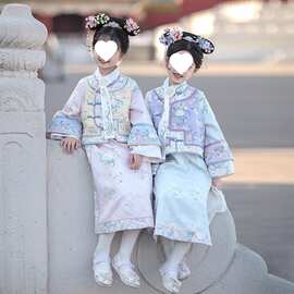 格格服女童汉服春款儿童中国风唐装刺绣古风古装2026新款旗袍裙