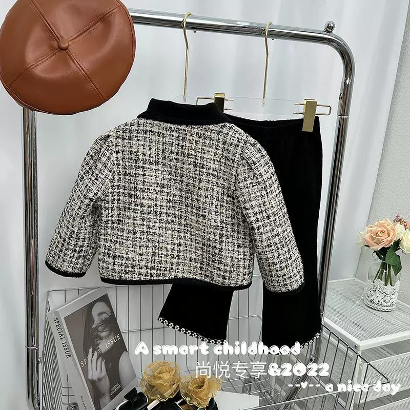 Осенний пиджак, корейский стиль, Chanel стиль, западный стиль