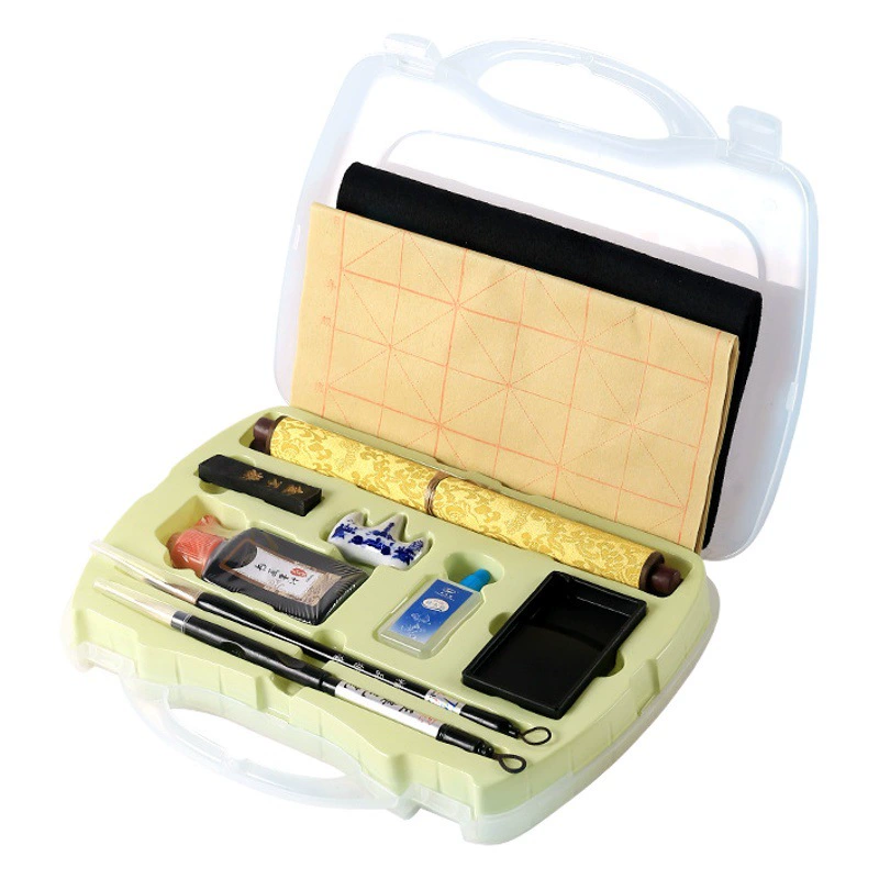 Оптовая Продажа с фабрики Учащиеся начальной школы практика каллиграфии костюм из водной ткани для письма Школьное необходимое обучение Костюм кисти Four Treasures