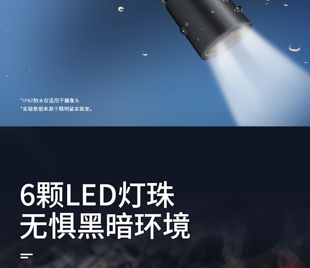 Smart Mouse NF-613-5 Endoscope Repair HD Camera Industrial Rotary Pipe Detector Waterproof