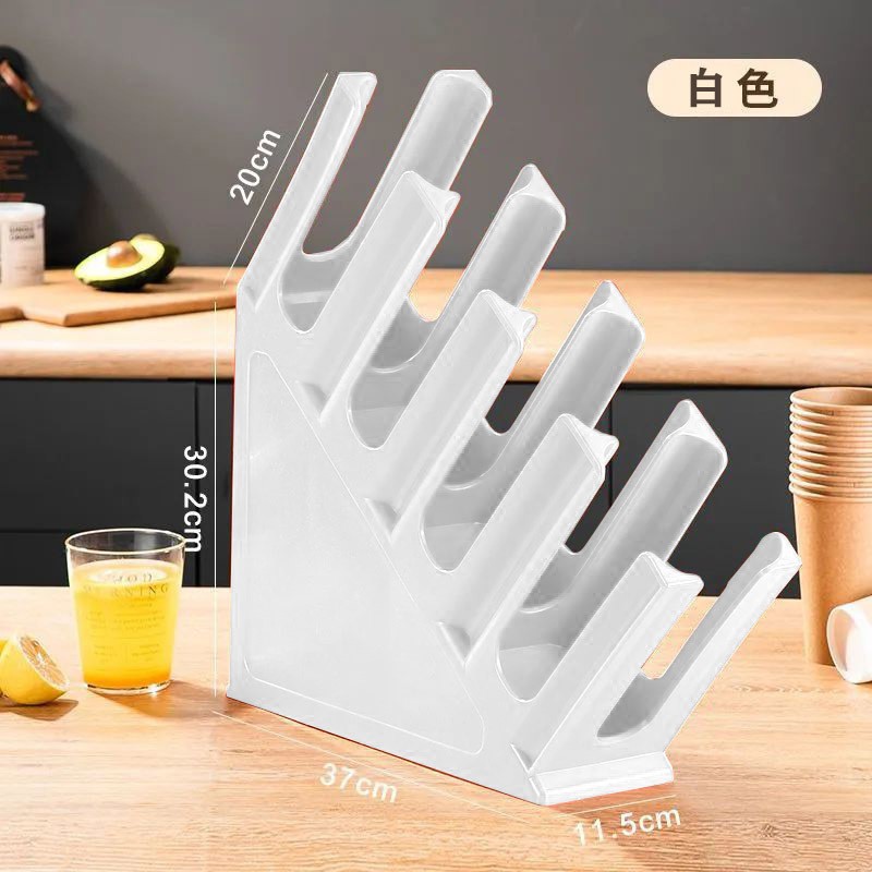 Soporte de vasos de plástico moldeado, para café y té, diseño de barra - Comercial