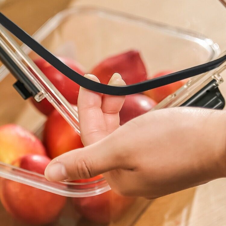 鮮度保持ボックス 食品グレード 密閉ボックス 業務用冷蔵庫収納ボックス 特殊弁当箱 ランチボックス 食品用プラスチック 長方形|undefined