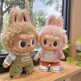 35cm��̖LABUBU���������zë�q����һ������mokoko���e�A��ѝ���b