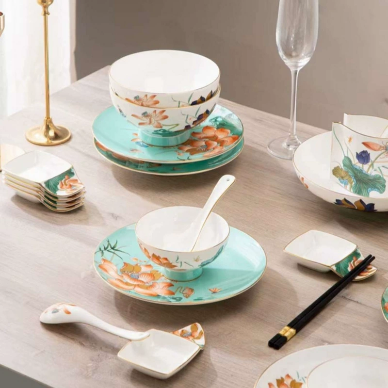 31 Fortunately Fuhoming tableware set Jingdezhen ceramic dishes dish dish and dish home for home