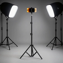 手机支架;补光灯;摄影摄像灯具