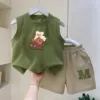Green vest, set