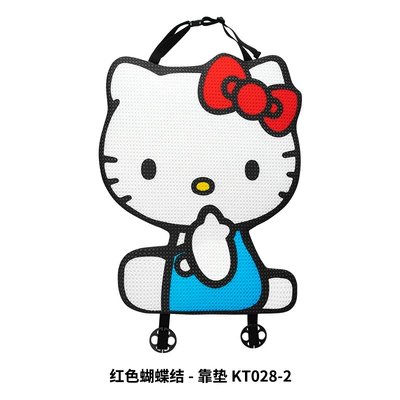 Summer cartoon car seat cushion mesh Seat cushion, seat cover - kt028-2-red-bow-back-cushion