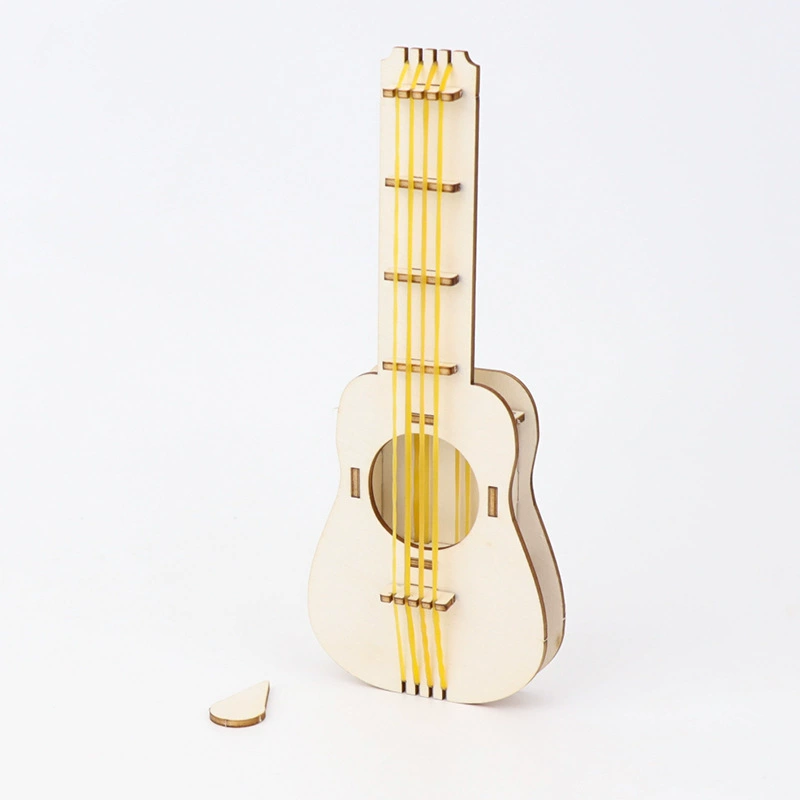 Guitar, musical instruments, constructor for students, children's teaching aids for early age for experiments, DIY, mini experiment