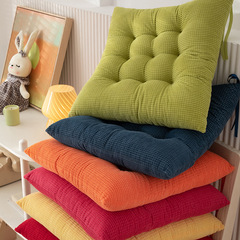 Corn Kernel Cushion Pure Color Office Cushion Autumn and Winter Square Cushion Dining Chair Cushion Practical Wholesale Tatami Manufacturer Wholesale