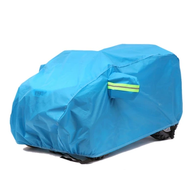 Car Special Cover, Toy Four-Wheel: Car clothing - regular-aluminum-film-blue-single-note-size