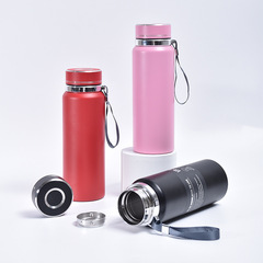 Manufacturer 316 Stainless Steel Insulated Cup Strap Portable Sports Solar Mug with Logo as a Branded Gift Water Bottle