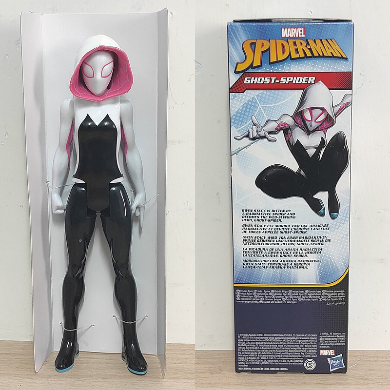 Avengers Amazing Spider-Man Gwen 12 Inch Movable Toy Doll Hand-made Model Ornaments Boxed Avengers Amazing Spider-Man Gwen 12 Inch Movable Toy Doll Hand-made Model Ornaments Boxed