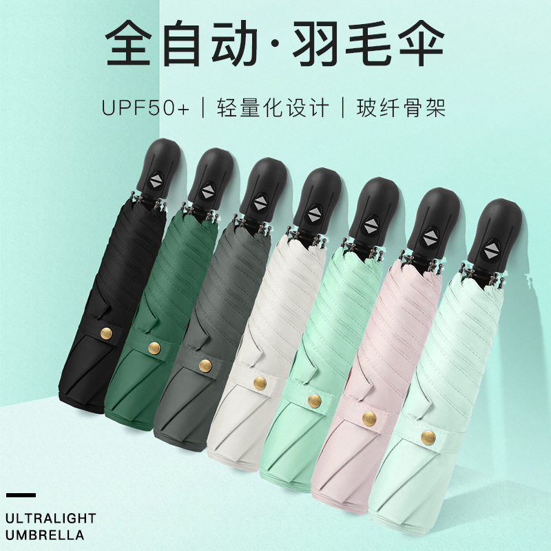 ultra light automatic handheld umbrella solar-powered