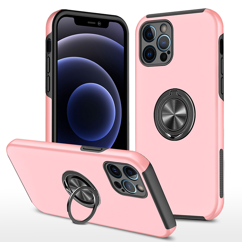 Custodia minimalista adatta per iPhone 12 Pro, custodia protettiva con anello invisibile per iPhone 17e, vendita all'ingrosso transfrontaliera_voghion.com