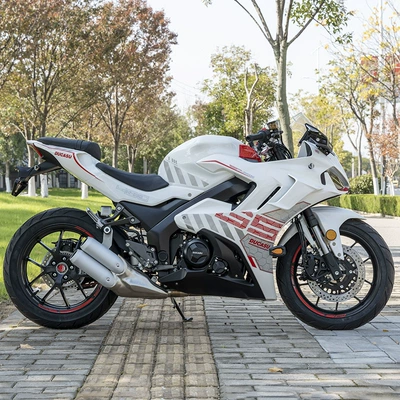 Cross-Border 400Cc Double-Cylinder Water-Cooled Motorcycle Motosikletlər