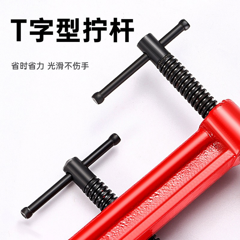 Carpeta en forma de G para carpintería gruesa y pesada multifuncional, de grado industrial, gran abrazadera en forma de G de garganta profunda de hierro fundido extra apretado y fuerte