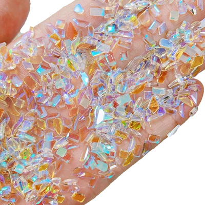 Dırnaq bəzəkləri, size Maillard Flat Shaped Diamond