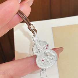 【喜上眉梢】喜鹊梅花葫芦古法挂绳长款毛衣链项链女吊坠配饰饰品