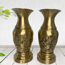 定制树脂金属工艺品 家居办公装饰品 来样来图 定制加工 铜花瓶