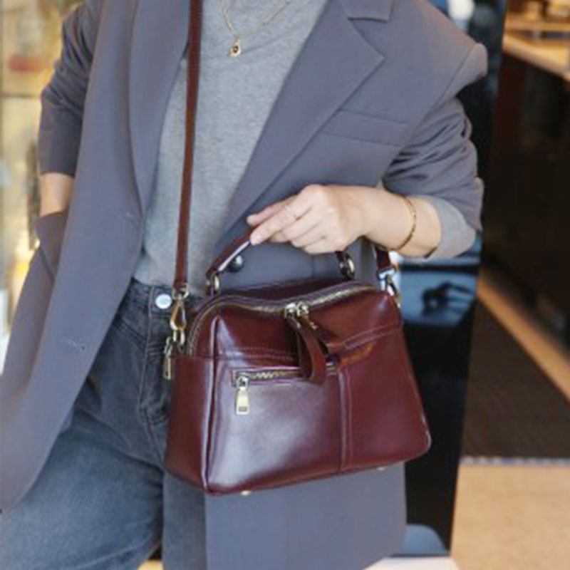 Bolso para mujeres otoño / invierno 2024 nueva moda bolso de mano de gran capacidad bolso de cuero bolso de nicho de textura