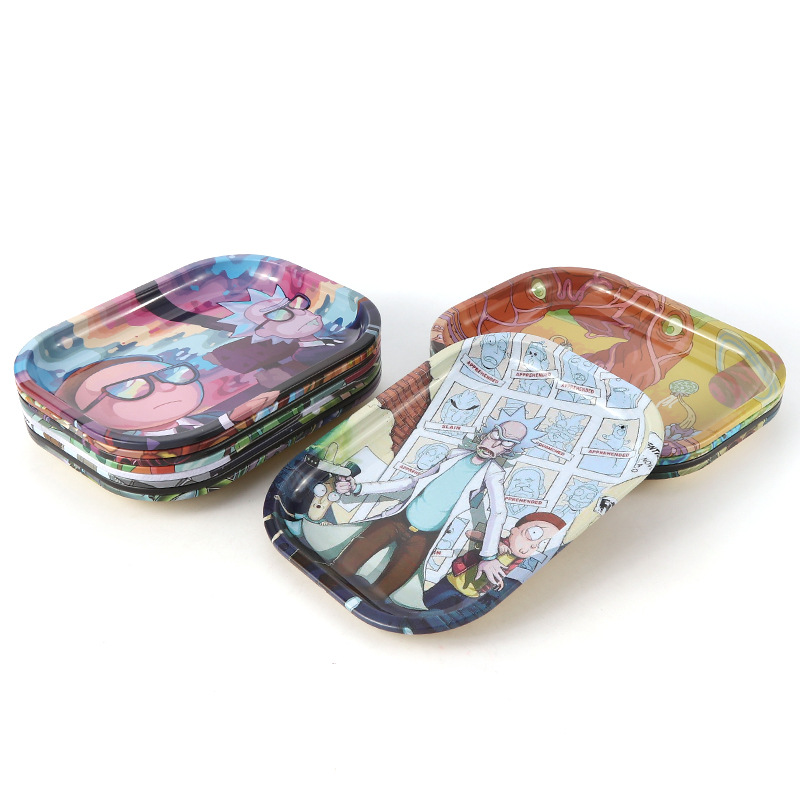 Cartoon Printed Large Cigarette Tray