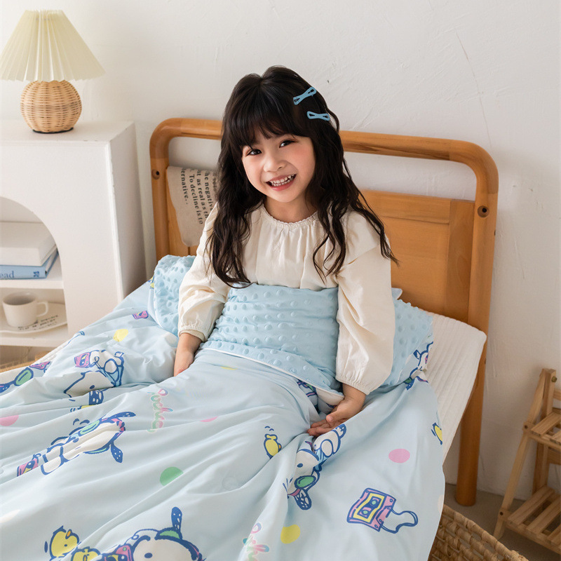 Sanrio kt felino seda helada frijoles edredón de verano niños dibujos animados edredón de verano bebé edredón de aire acondicionado de verano edredón delgado
