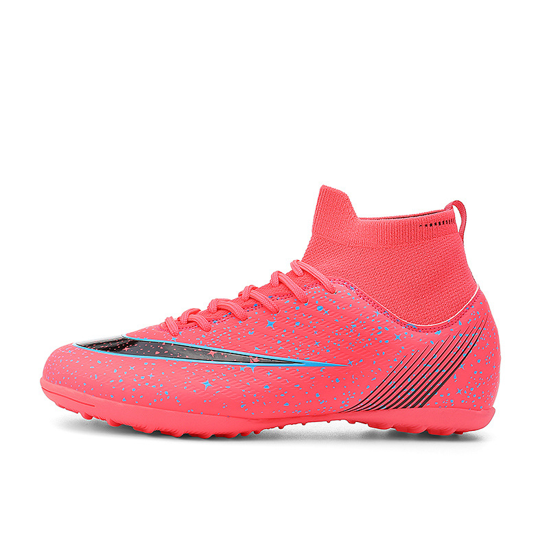 2022 nuevos zapatos de fútbol para hombres y mujeres, zapatos de fútbol de clavos largos, zapatos de fútbol de desgaste para adultos, fábrica de ventas directas