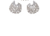 Fashionable universal jewelry, earrings, ring, set, accessory, European style, diamond encrusted