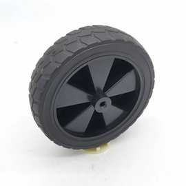 6寸塑料轮童车轮子户外车三轮车轮子6寸PVC塑胶轮批发量大优惠