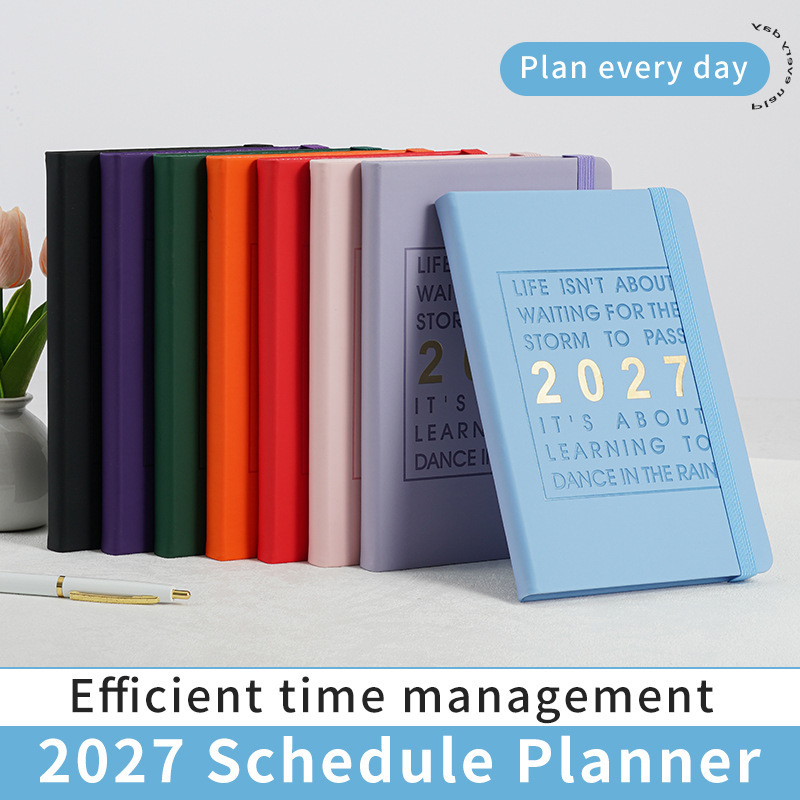 Notebook Cross-Border 2027 Schedule Planner 365-Day Journal Planner Amazon Annual Calendar Planner