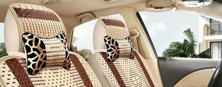 Summer five-seater breathable all-season applicable seven-seater ice silk car seat cushion, summer single-seater special car seat cover, full coverage