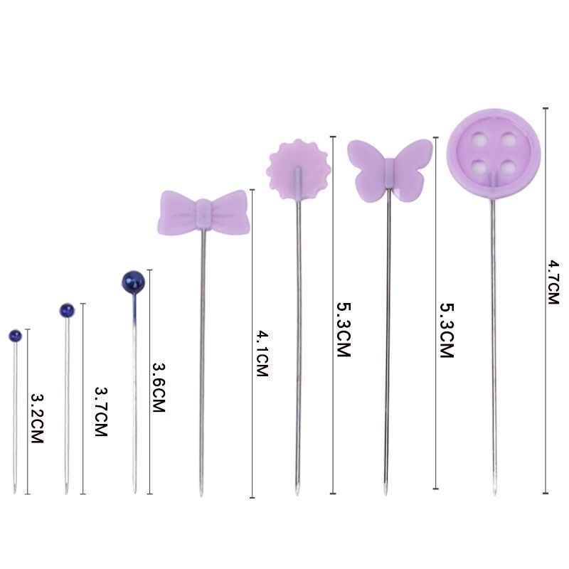 Aguja de cuentas de cerámica corte tridimensional Aguja de posicionamiento de la aguja de la perla aguja fija de acero inoxidable aguja de conformación de ropa hecha a mano